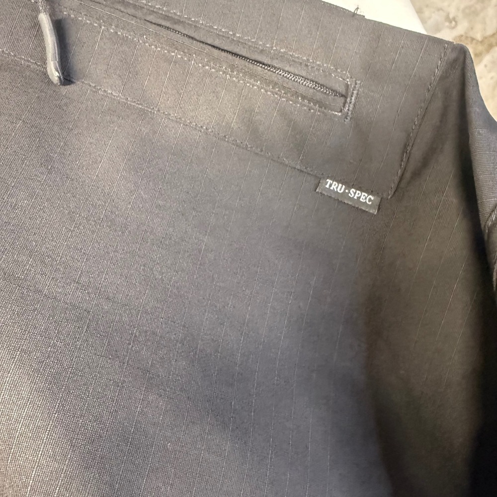TRU-SPEC Combat Shirt XLR XL Regular Black CORDURA Tactical Military Long Sleeve - Picture 8 of 8